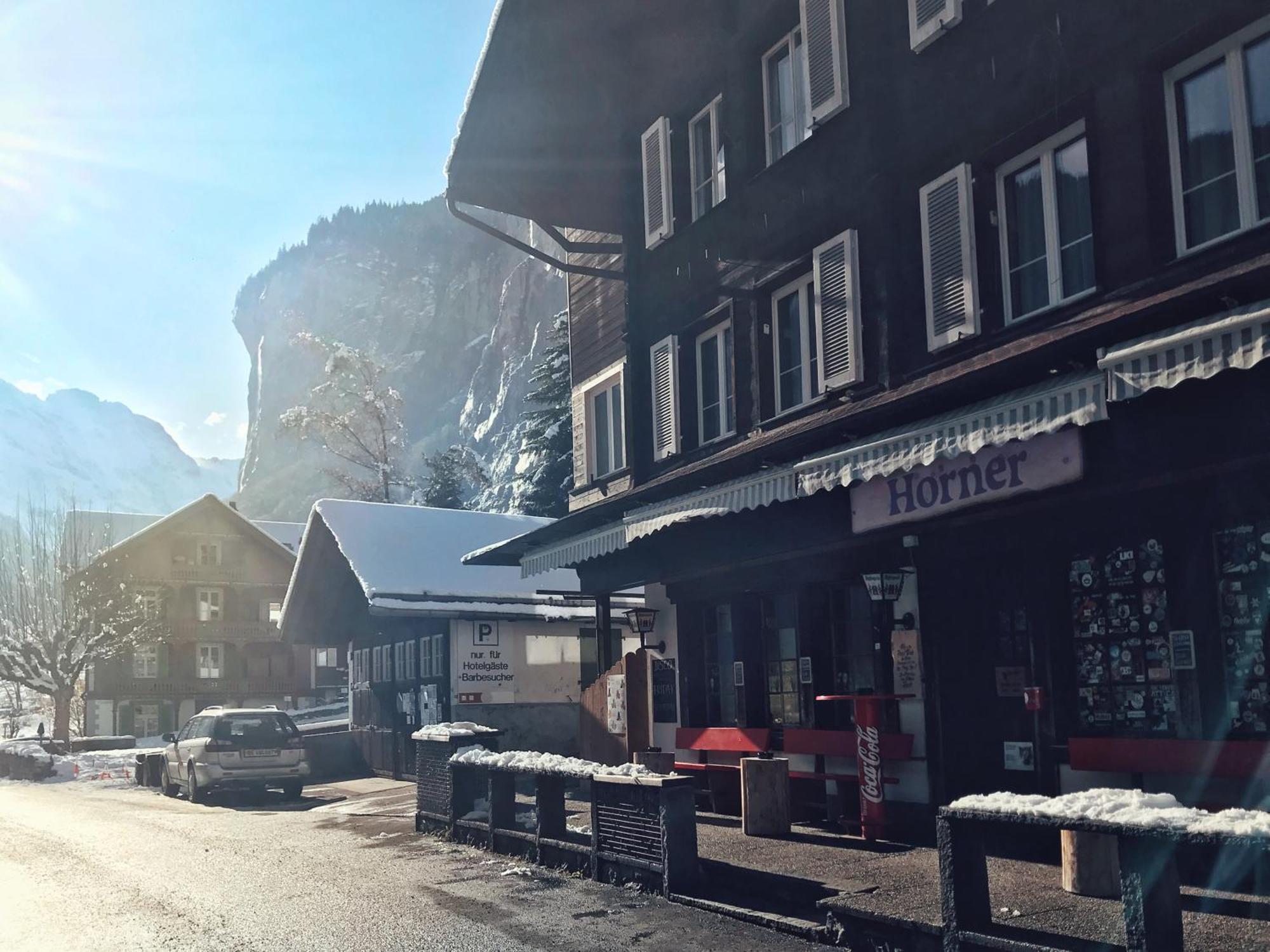 Hotel Hornerpub Lauterbrunnen Exterior foto